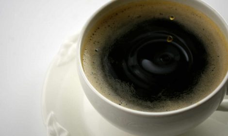 black drip coffee
